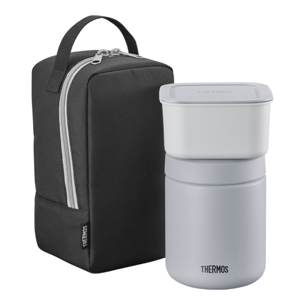 Thermos Heat Insulation Lunch Box Black DBQ-502 MTBK Japan