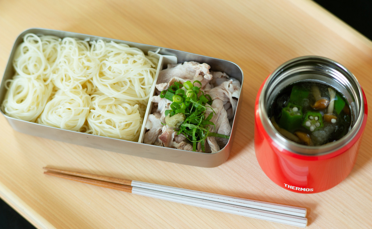 電子レンジでできる麺つゆは、朝の忙しい時間にも大助かり