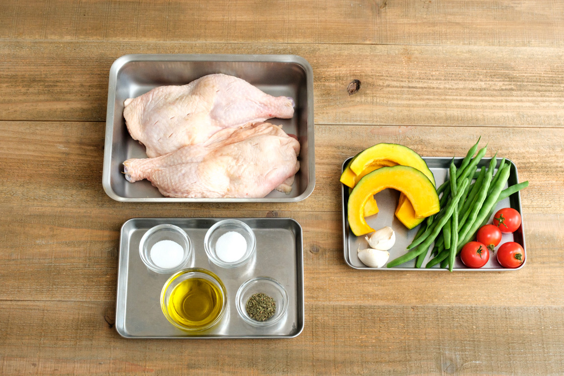 ローストチキン使用食材と調味料